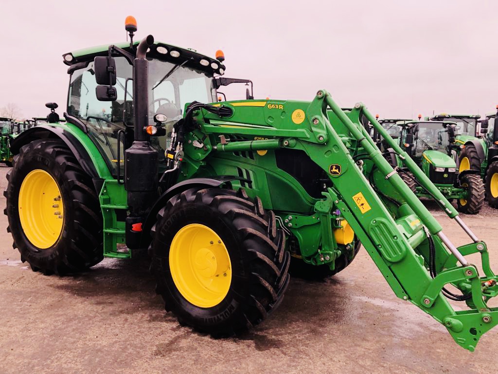 JOHN DEERE 6155R C/W JD663R LOADER